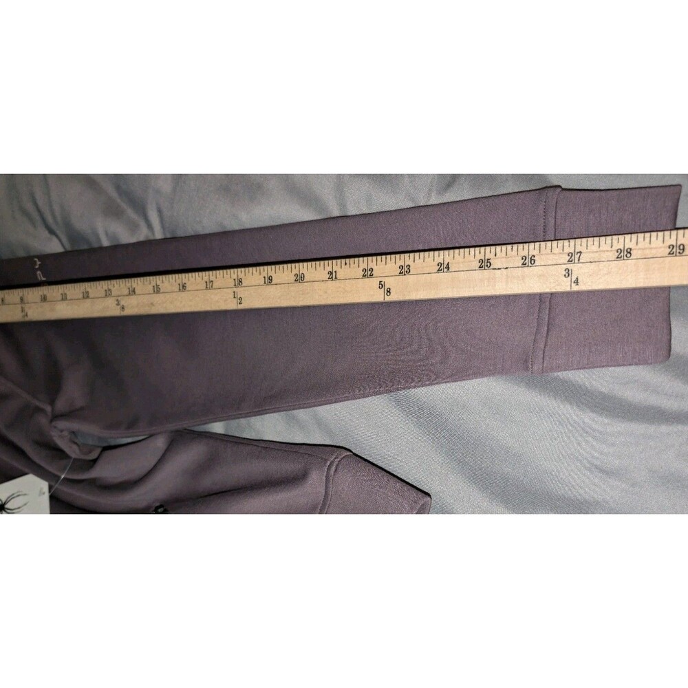 Spyder Hoodie Jacket Womens Medium Full Zip Athletic Brown Stretch Pockets NWT - Picture 8 of 14